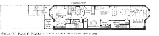 2nd floor plan - 706 N Wells St