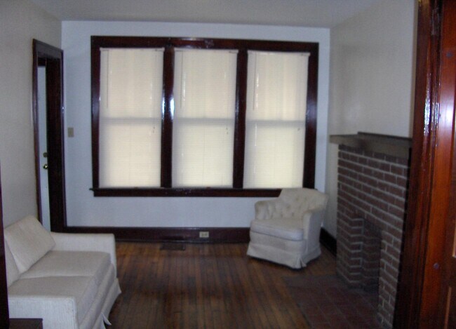 Living Room with Decorative Fireplace - 2360 Chickasaw St