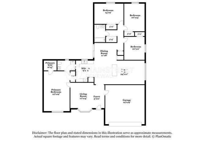 Foto del edificio - 4 Bedroom Pet-Friendly Home in Palm Bay, FL with Main Street Renewal