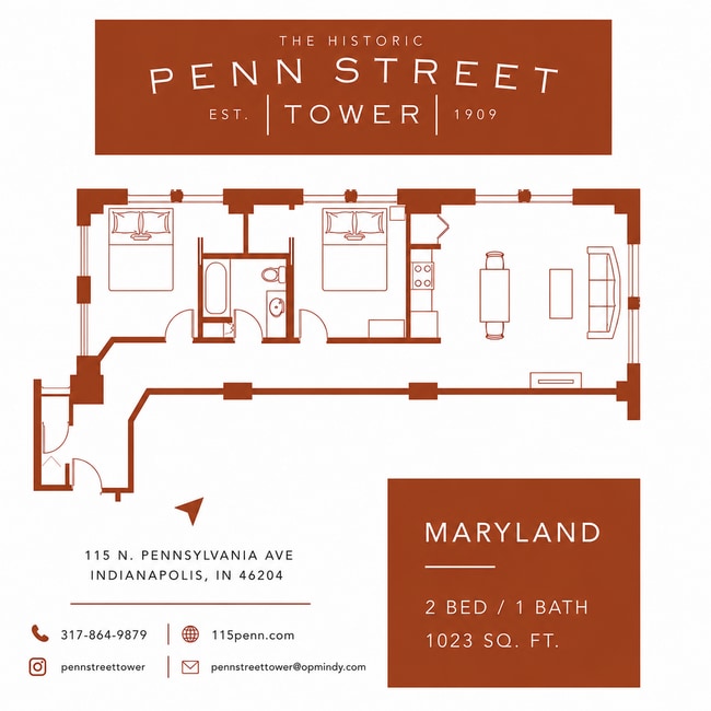 Interior Photo - Penn Street Tower Apartments