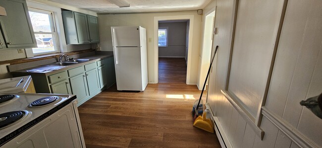 view from entrance through kitchen to living room - 3643 keezletown road