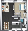 1 BED 1 BATH