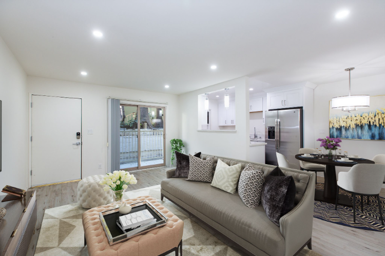Staged Livingroom - 11711 Darlington Ave