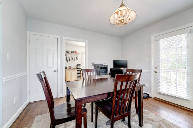 Door from dining room opens to large deck - 4901 7th St N