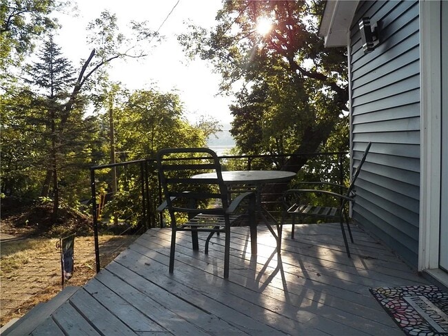 porch toward lake - 5145 E Lake Rd