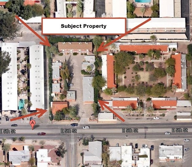 Aerial Photo - 3737 E 5th St