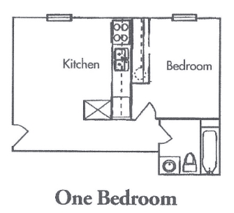 1BR/1BA - Hilltop South Apartments