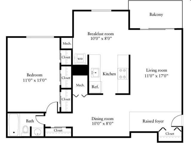 1HAB/1BA - Tysons Crossing