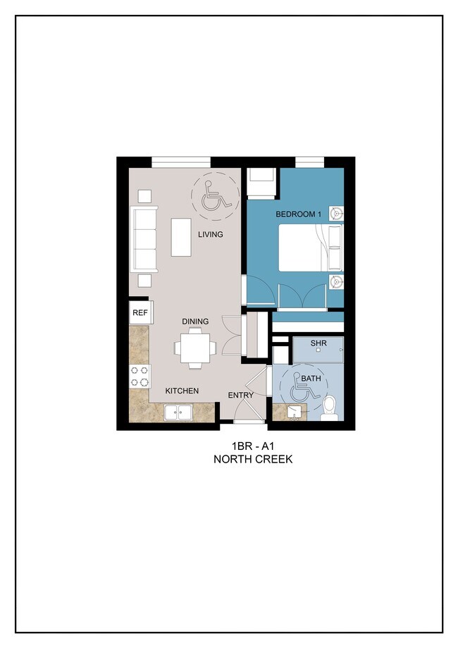Plano de planta - North Creek