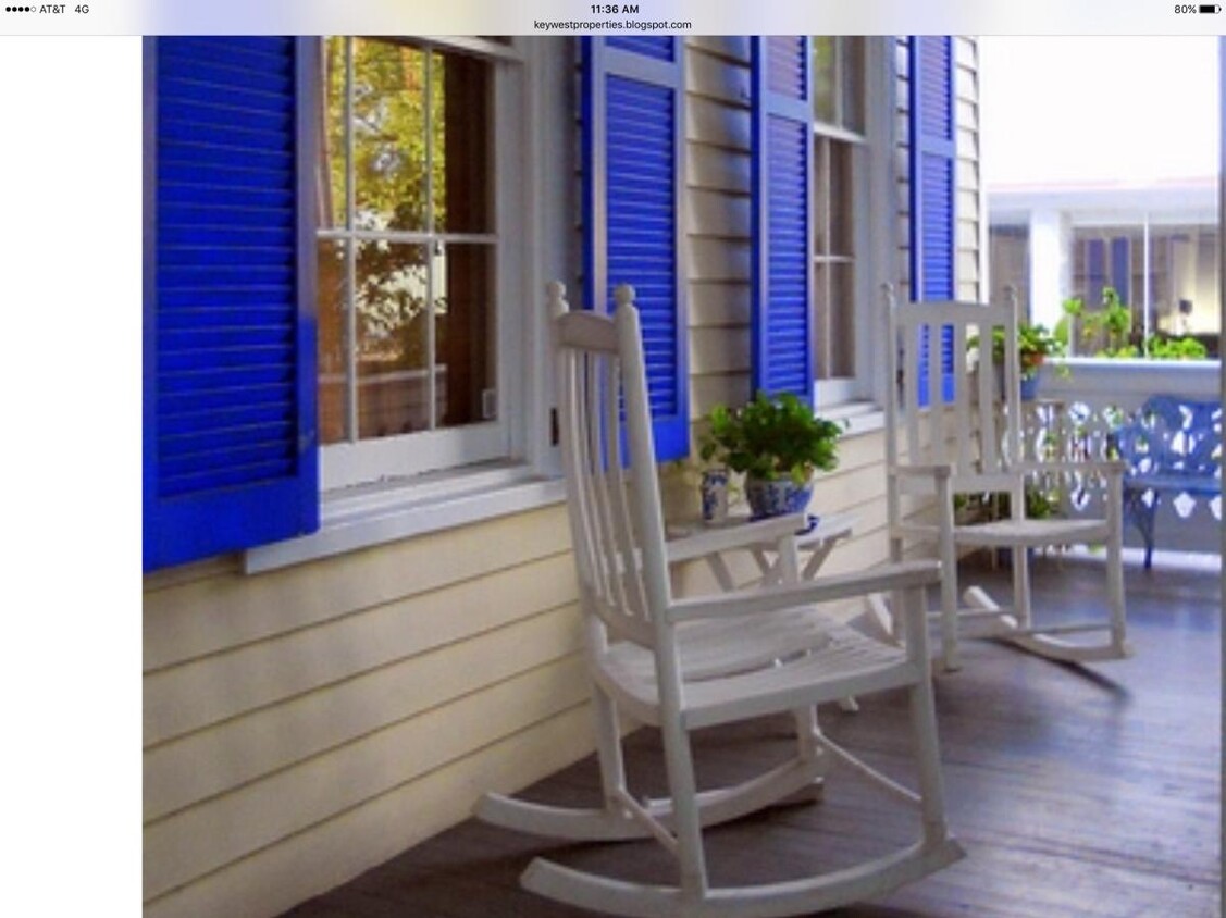 Front Porch Rocking Chair - 400 Simonton St