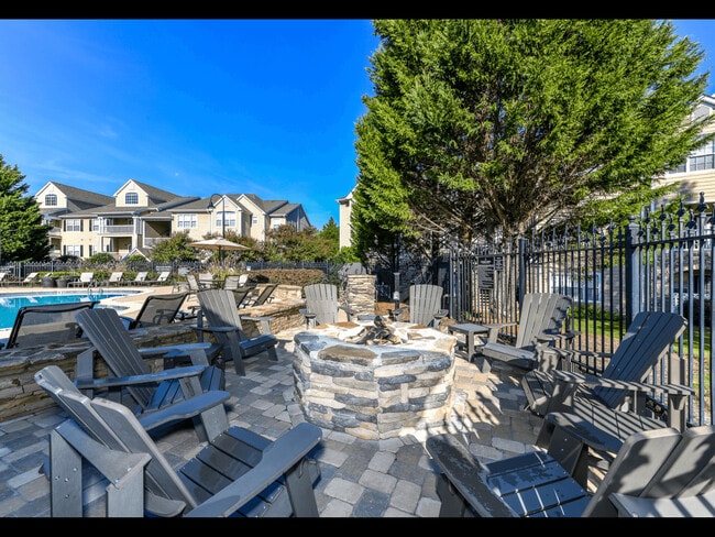 Fireplace at the pool - Walden Creek