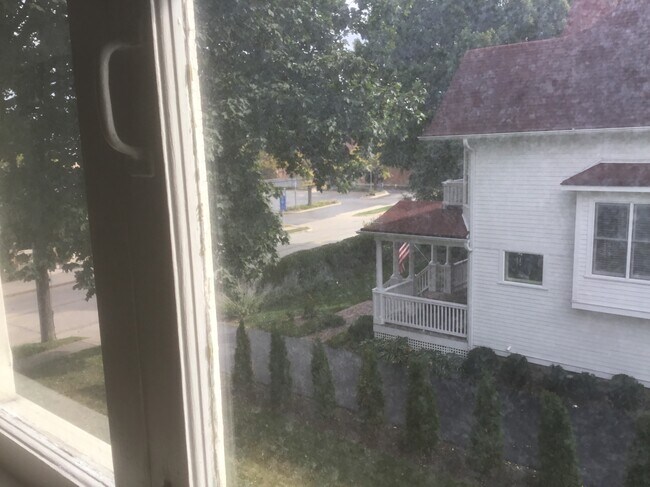 dining room window view - 603 Brainerd Ave