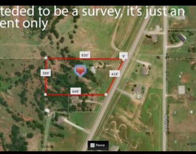 Layout of the property - 106279 S Hwy 18