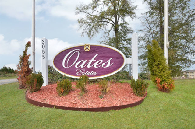 sign - Oates Estates Apartments