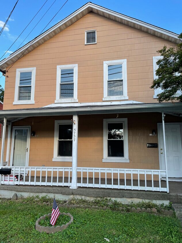 Outside view (Unit A on left) - 5757 Main St