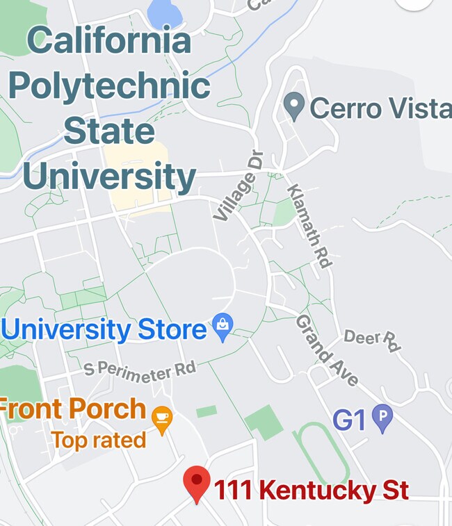 Super close location adjacent to Cal Poly. - 111 Kentucky St