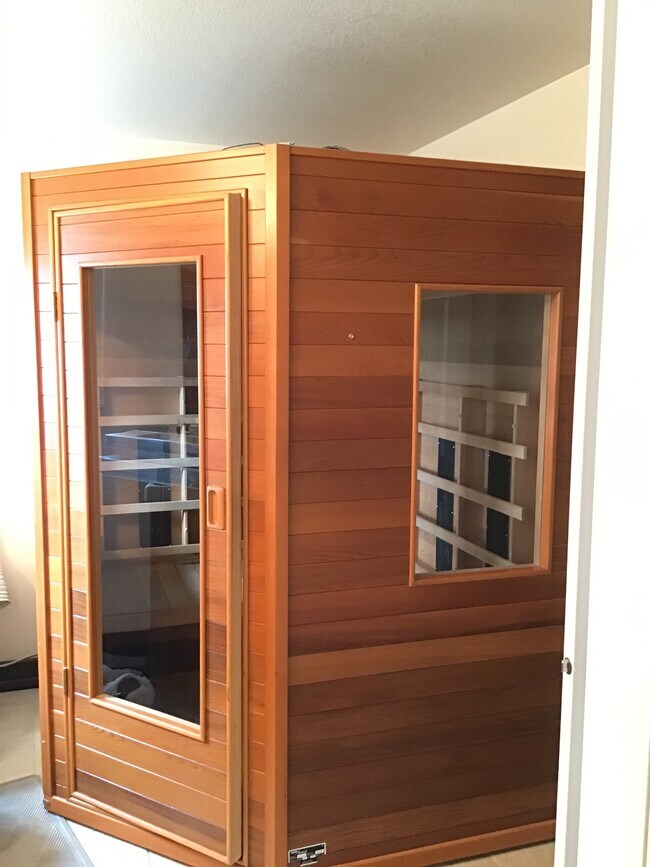 Infrared sauna heats up quickly for soothing relaxation - 607 S 5th St