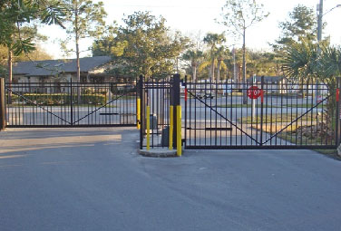 View of gate - Whispering Pines Manufactured Home Community