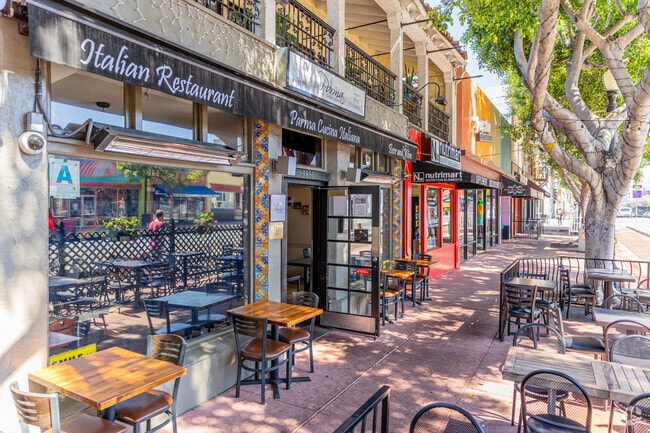 Outdoor dining is a way of life in Hillcrest with dozens of options available to diners.