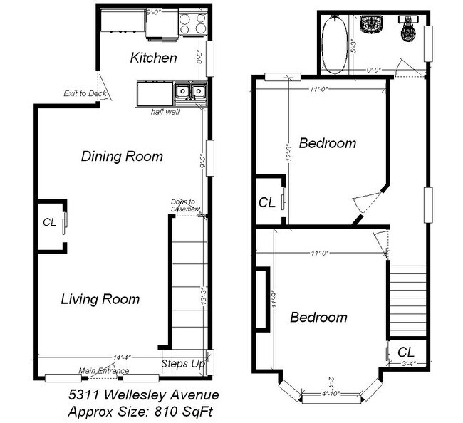 5311 Wellesley Ave, Pittsburgh, PA 15206 Townhome Rentals in