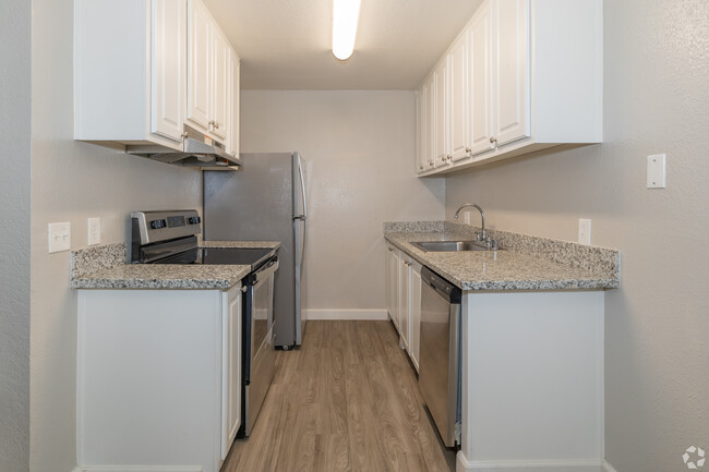 Partial renovated kitchen - Pine Manor