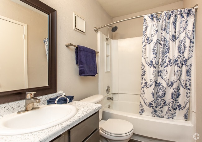 1BR, 1BA - 634SF DESIGNER  Bathroom - Acadia on the Lake