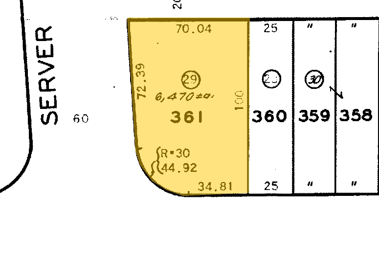 Plat Map - 6405 E Olympic Blvd