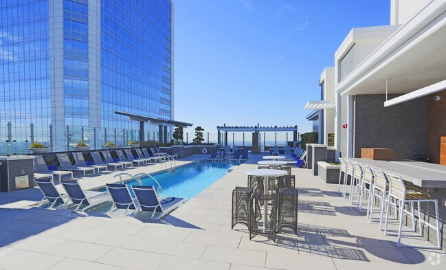 Museum Tower Apartments Charlotte Nc Pool Area Museum Tower