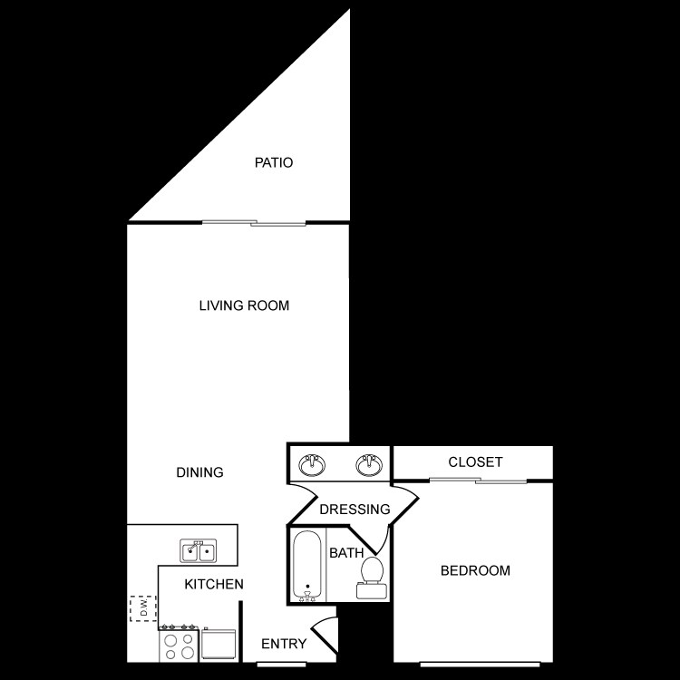 1HAB/1BA - VISTA BONITA