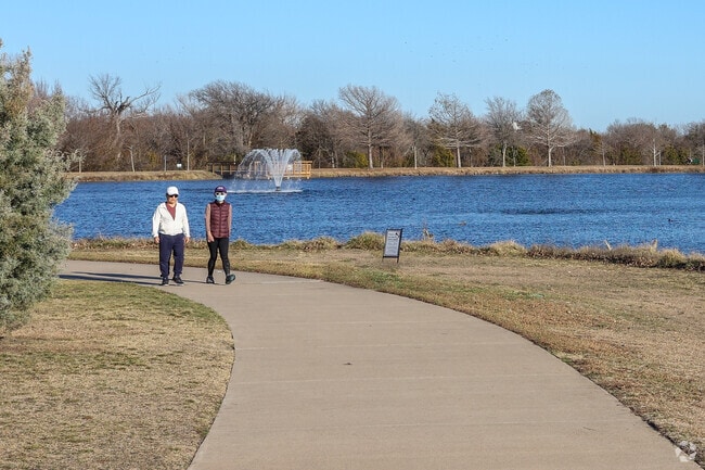 You will be captivated by the views at Russell Creek Park in Plano.