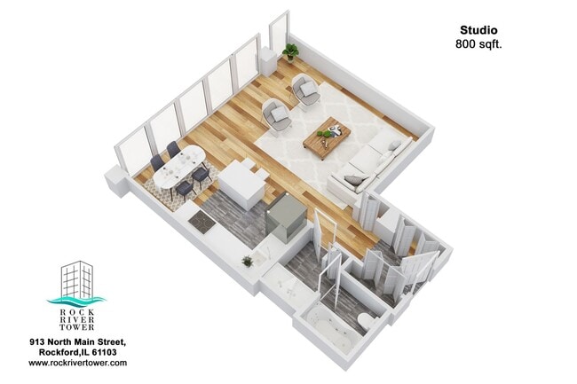 Interior Photo - Rock River Tower Apartments