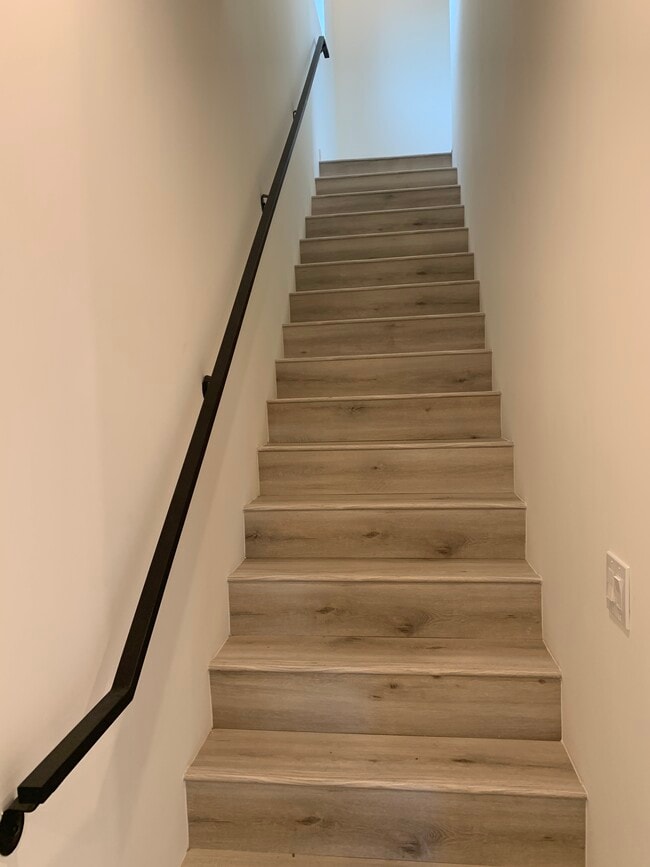 Stairs to second floor - 20344 Lorne St