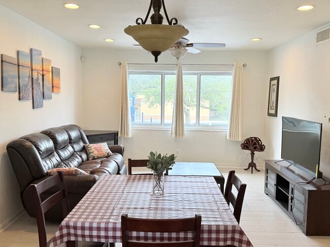 Dinning Room and Living Room - 1001 SE 16th St Apartment