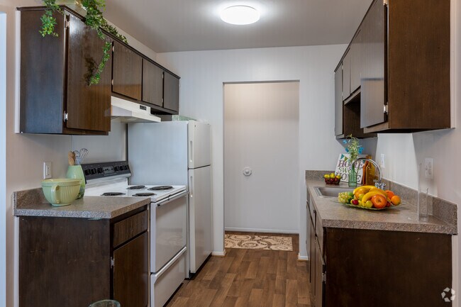 1HAB, 1BA - 670ft² - Cocina - Brittany Park Apartments