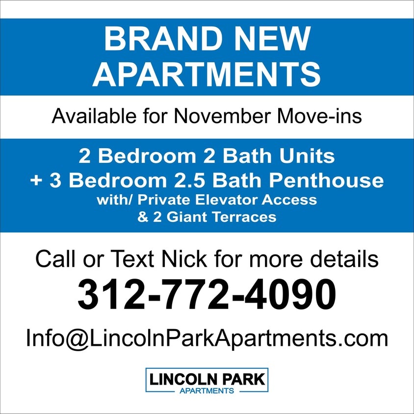 Primary Photo - Spectacular 3 Bed/3 Bath Penthouse Apartment in prime Lincoln Park Location. Semi-Private Elevato...