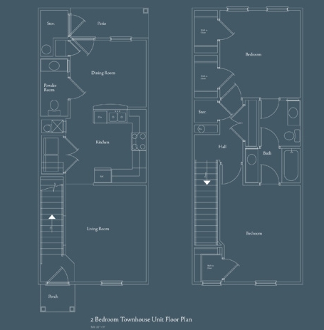 Plano de planta - Oak Run at Carolina Commons