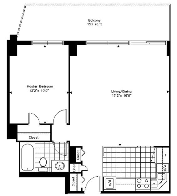 1BR/1BA - Sedona Place