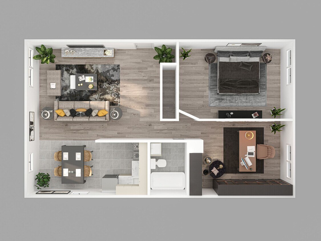 Plano de planta - Bucks Crossings