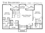 The Bradford - Two Bedroom, Two Bath (C3)