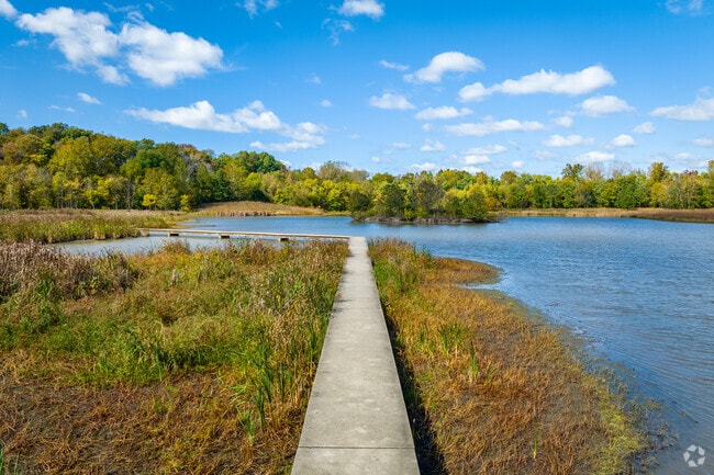 Watershed Nature Center shelters prairie, wetland, and woodland habitats.