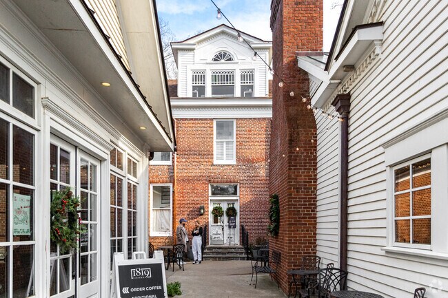 Experience the charm of historic architecture in Thompson’s Station.