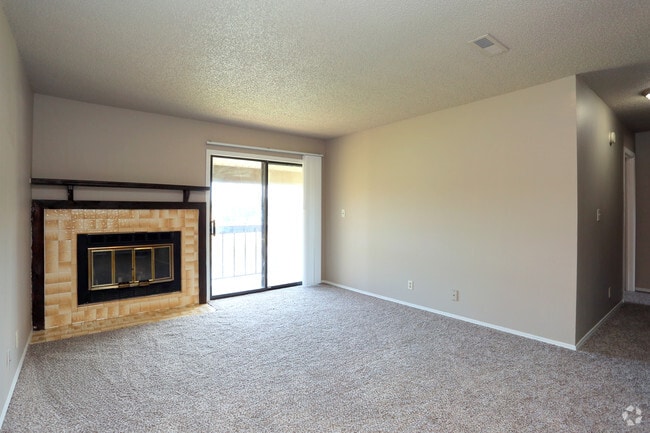2bd Flat Fireplace - Reflections at Stillwater Apartments