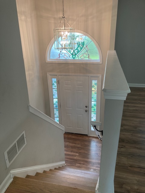 View of Foyer from main Level - 4581 Grove Park Way NW