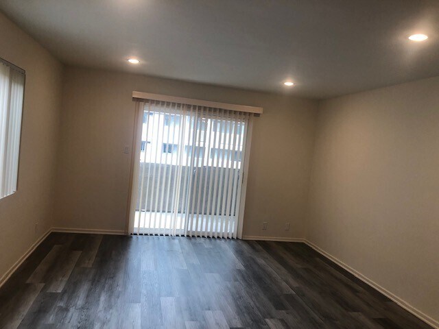 Living Room with Slider out to patio - 9455 Flower St