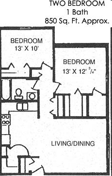 2BR/1BA - Harvest Meadows Apartments