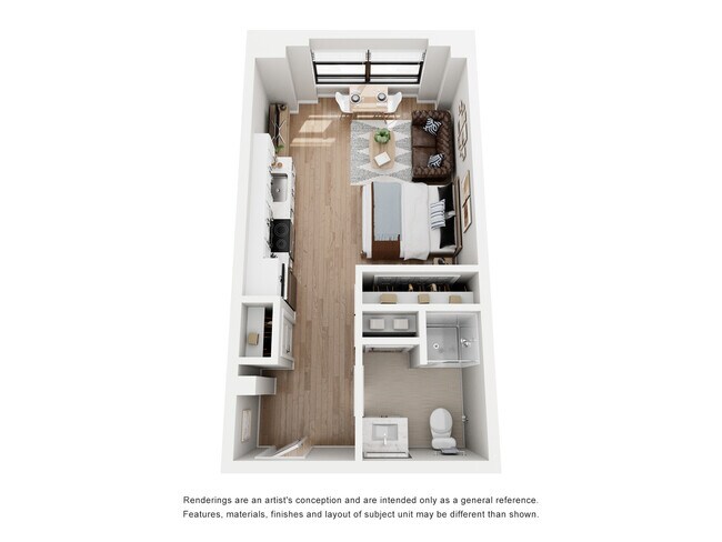 Plano de planta - The Society Apartments on Pratt