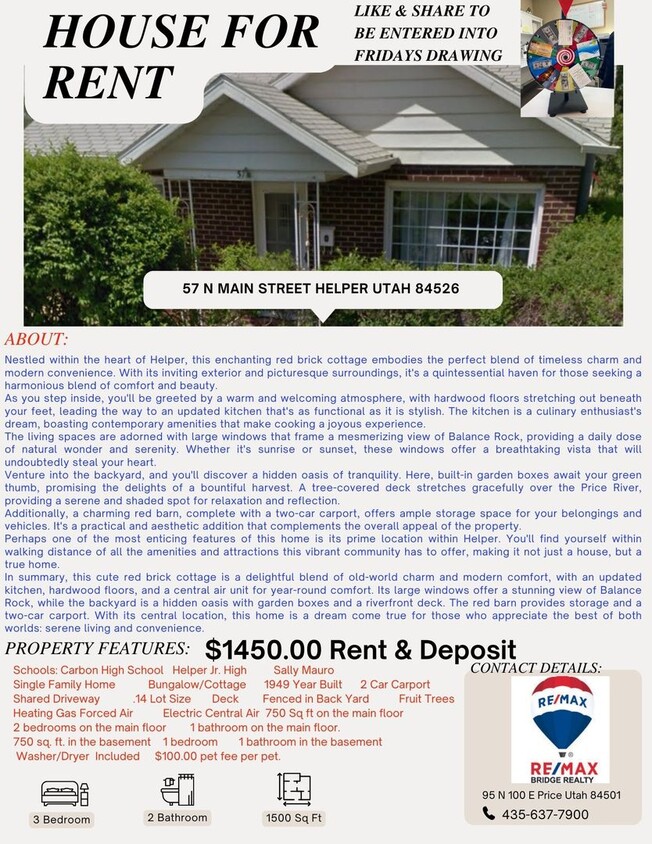 Charming Home on Helper Main Street House Rental in Helper, UT