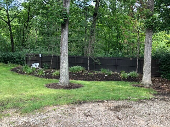 Side yard area - 3120 Deerfield Rd