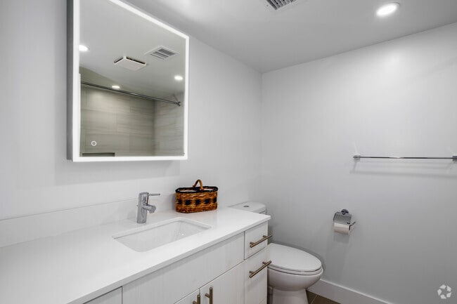 2BR, 1BA - 800SF - LUX - Bathroom - Plymouth Flats