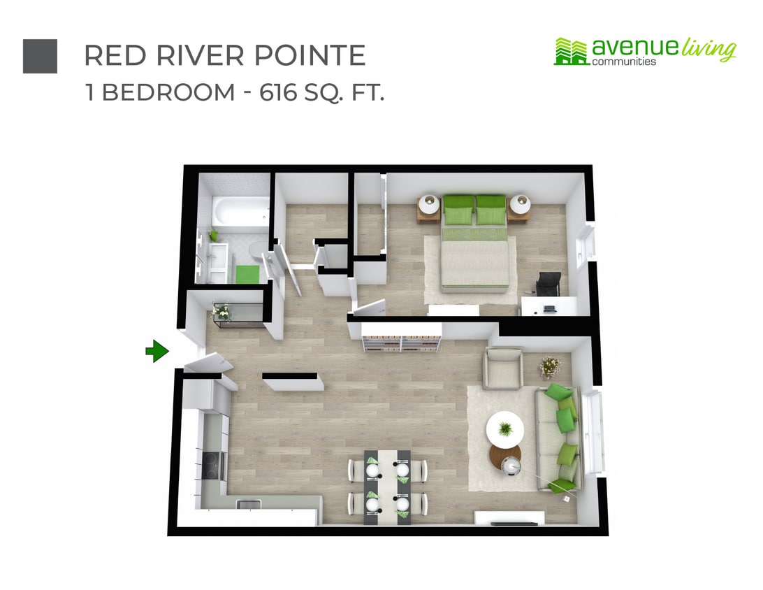 Plan d'étage - Red River Pointe